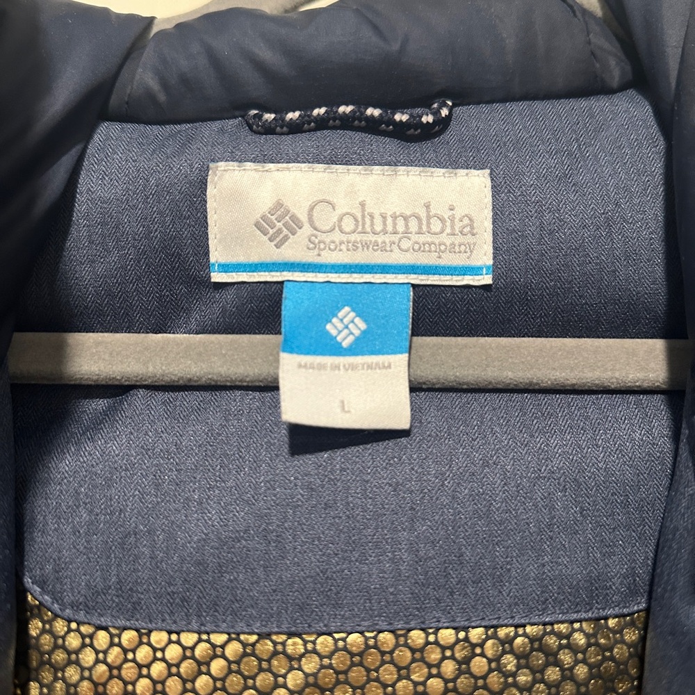 Columbia Navy Blue Hooded Parka Omni heat infinity Juniper ridge - Picture 3 of 6